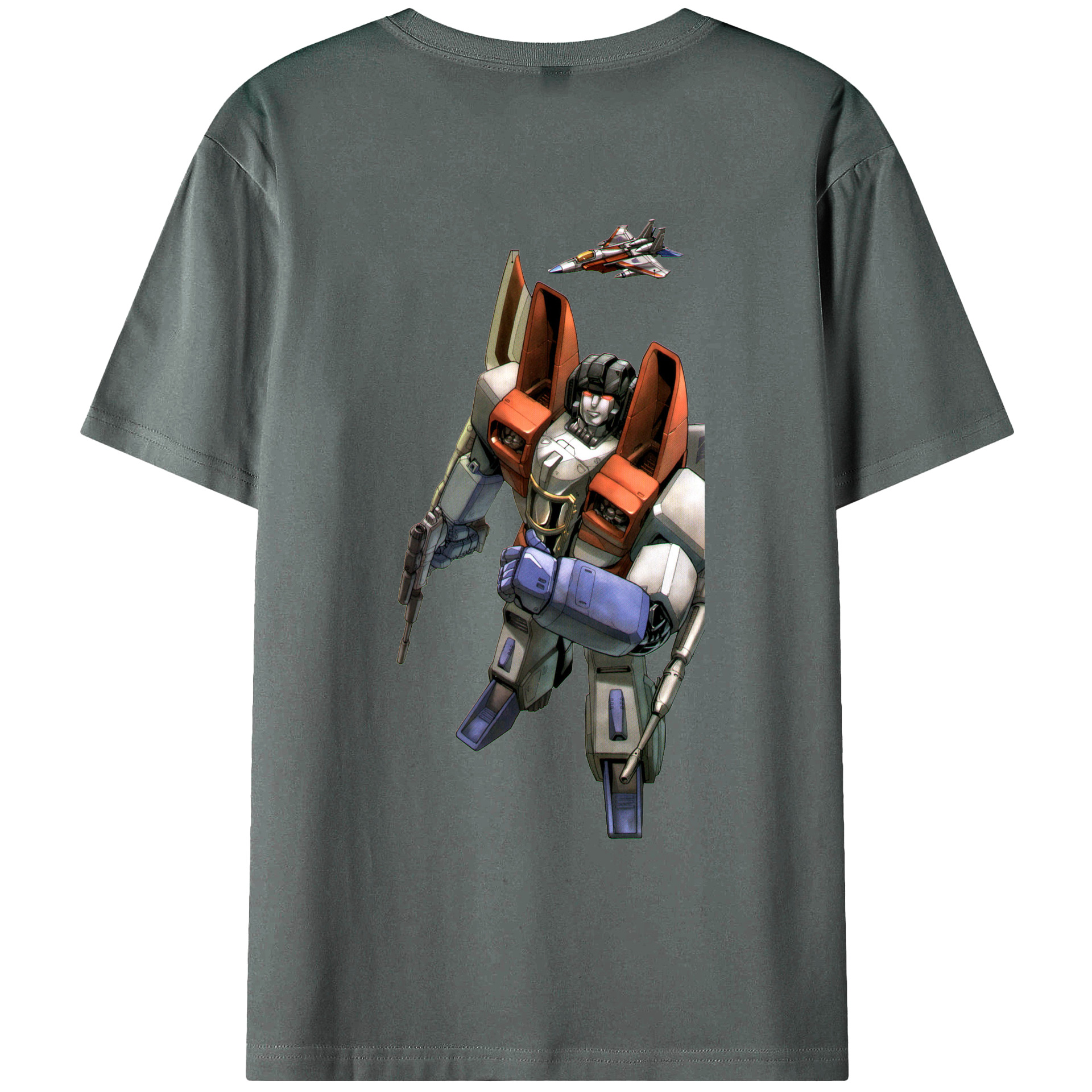 （画像用）  綿100％ メンズ半袖Tシャツ（バックプリント） 通気性